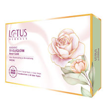 Lotus Herbals Radiant Bridal Glow Rose Gold Facial Kit