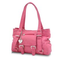 Butterflies Stylish Women's Handbag (Pink) (BNS 0356PK) (1)