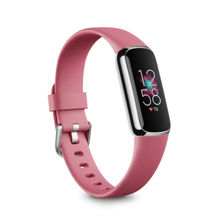 Fitbit Luxe Orchid / Platinum Stainless Steel Smart Watch Band