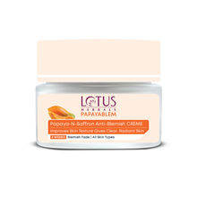 Lotus Herbals Papayablem Papaya-N-Saffron Anti-Blemish Face Cream, Radiant Skin for All Skin Types