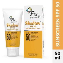Fixderma Shadow SPF 50 Sunscreen Silicone Matte Cream For Oily Skin Acne Prone NonWhitening