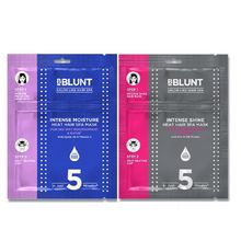 BBlunt Intense Moisture + Shine Heat Hair Spa Mask Combo