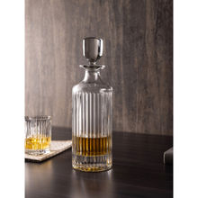 Pure Home + Living Clear Skyline Glass Decanter