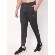 Dida Men Grey Light Trendy Classic Regular Comfort Dry-Fit Jogging Activewear Track Pant