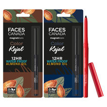 Faces Canada Magneteyes Kajal Combo - Black + Brown & Blue