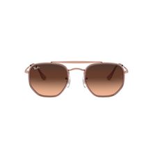 Ray-Ban 0RB3648M Brown Gradient The Marshal II Round Sunglasses (52 mm)