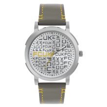 Fcuk Watches Analog Silver Dial Watch for Men - FK00013D