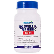 HealthVit Boswellia Turmeric 500Mg Extract 60 Capsules