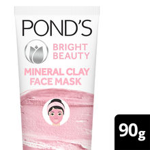 Ponds Bright Beauty Mineral Clay Vitamin B3 Oil Free Glow & Face Mask