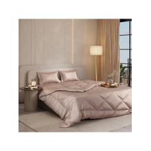 Stoa Paris Date Night Champagne Bed In A Bag Double Bedsheet, Comforter with 2 Pillow Cover