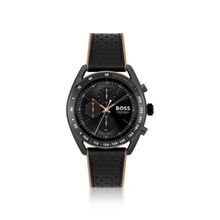 Boss Center Court Chronograph Black Round Dial Men Watch - 1514022 (M)