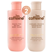 MCaffeine 1% Glycolic Acid Detan Body Wash & 7% Exfoliating Body Wash Combo