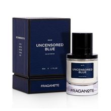 Fraganote Uncensored Blue EDP Premium Long Lasting Perfume for Men, Fresh & Woody Scent