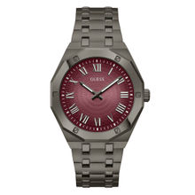 Guess Men Maroon Round Stainless Steel Dial Analog Watch- Gw0575G5