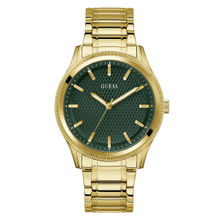 Guess Men Green Round Stainless Steel Dial Analog Watch- Gw0626G2