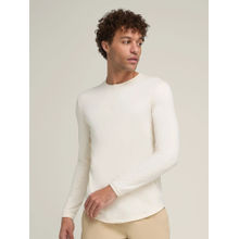 Wilson Men Off White Solid Full Sleeves T-shirt