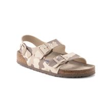 Birkenstock Milano Soft Footbed Desert Soil Gray And Taupe Regular Sandals