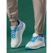 AVANT Mens Racer Walking Shoes - White & Ice Blue