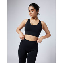 FEIER Black Agile Racerback Sports Bra
