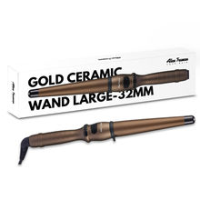 Alan Truman Gold Ceramic Conical Curling Wand (Large)