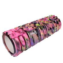Strauss Deep Tissue Massage Foam Roller, 45 cm (Pink)