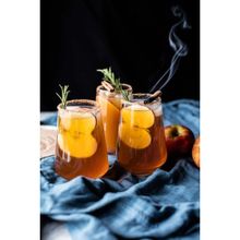 Bohemia Crystal Sandra Tall Cocktail, Mocktail, Juice Glass Set, 380ml, Set Of 6, Transparent