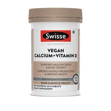 Swisse Ultiboost Vegan Calcium+vitamin D Supplement For Immunity, Bones & Muscle Health