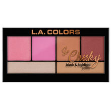 L.A. Colors So Cheeky Blush And Highlight Palette