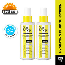 SunScoop Hydrating Face & Body Fluid Sunscreen Spray SPF 60 PA++++ (Pack Of 2)
