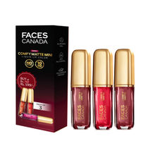 Faces Canada Comfy Matte Mini Liquid Lipsticks Combo
