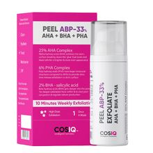 Cos-IQ Peel ABP-33% High Strength Exfoliate AHA + BHA + PHA Serum