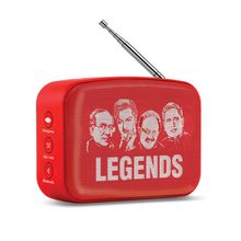 Saregama Carvaan Mini 2.0 Telugu- Music player with Bluetooth/ FM/AM/AUX (Sunset Red)