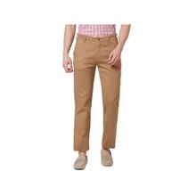 ColorPlus Tailored Fit Solid Khaki Trouser