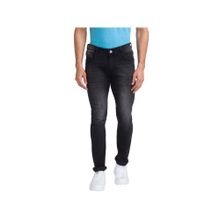 Parx Skinny Fit Solid Black Jeans