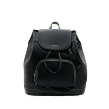 MIRAGGIO Women Black Textured Wanderlust Backpack - Black (L)
