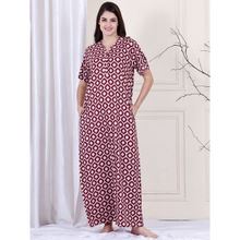 Kanvin Pink Women's Long Nighty
