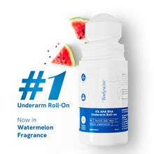 Be Bodywise 4% AHA BHA Underarm Roll On Deodorant Watermelon Fragrance - Treats Odour & Pigmentation