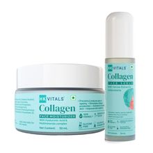 HealthKart By HK Vitals Collagen Face Moisturizer + Face Serum For All Skin Types (Set Of 2)