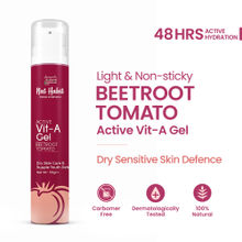 Nat Habit Active Beetroot Tomato Vitamin A Face Gel Moisturiser For Dry Skin Care & Collagen Boost