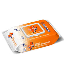Savlon Germ Protection Multipurpose Thick & Soft Wet Wipes with Fliptop Lid 72 pcs