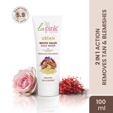 La Pink Ubtan Face Wash Exfoliates Brightens Skin Removes Tan And Impurities With Walnut Beads