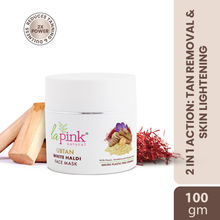 La Pink Ubtan Face Mask Pack With Saffron For Fresh & Glowing Skin, Removes Tan & Blemish