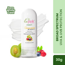 La Pink Vitamin C Sunscreen SPF 50 PA ++++ Hyaluronic Acid & Niacinamide For UVA Protection