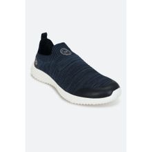 Peter England Men Blue Slip Ons