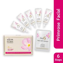 Salon In A Box 6 Steps Anti-Aging facial kit with Goodness of Evening Primrose, Fight Signs of Aging