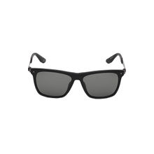 BMW Black Lens Rectangle Full Rim Rectangle Black Frame Sunglasses (55)