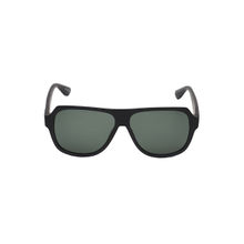 BMW Black Lens Aviator Full Rim Round Black Frame Sunglasses (59)
