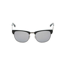 GANT Silver Lens Round Full Rim Round Black Frame Sunglasses (54)