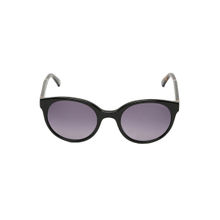 GANT Purple Lens Round Full Rim Round Black Frame Sunglasses (51)