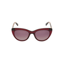 GANT Purple Lens Cat Eye Full Rim Cat Eye Red Frame Sunglasses (52)